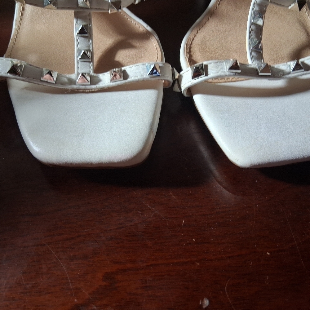 Olivia Studded Ankle Strap Sandals - Picture 4 of 12